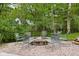 Backyard fire pit surrounded by chairs, perfect for outdoor gatherings at 9080 Pickwick Dr, Indianapolis, IN 46260