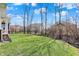 Expansive backyard with manicured lawn, black fencing, and ample space for recreation at 11072 Song Creek Ct, Fishers, IN 46040