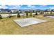 Outdoor basketball court in community featuring maintained lawn and landscaping at 11072 Song Creek Ct, Fishers, IN 46040