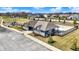 Community pool and gathering area with ample parking and playground access at 11072 Song Creek Ct, Fishers, IN 46040