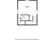 Third floor plan featuring one bedroom and a bathroom with closet and stairway at 11505 Langton Walk, Zionsville, IN 46077