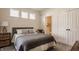 Comfortable bedroom with cozy decor, featuring three bright windows and access to a bathroom at 11925 Piney Glade Rd, Noblesville, IN 46060