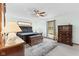 Primary bedroom featuring an inviting color palette and ceiling fan at 12129 N Cedarview Dr, Mooresville, IN 46158
