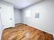 Nicely sized bedroom with hardwood floors and fresh paint at 1246 Mcdougal St, Indianapolis, IN 46203