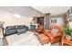 Relaxing finished basement with a bar area, comfortable seating, and stylish decor at 12569 Branford St, Carmel, IN 46032