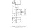 Full house floor plan, including a garage, patio, kitchen, living room, and bedrooms at 12569 Branford St, Carmel, IN 46032
