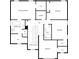 Second floor layout features primary suite, hall, bedrooms, laundry and walk-in closets at 13820 N Honey Creek Dr, Camby, IN 46113