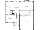 First floor layout features kitchen, breakfast nook, living room, dining area, and garage at 13820 N Honey Creek Dr, Camby, IN 46113