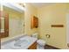 Bathroom featuring a mirror and toilet at 1405 Creekside Dr, Brownsburg, IN 46112