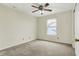 Bedroom with neutral walls, ceiling fan, and a bright window at 15192 Porchester Dr, Noblesville, IN 46062