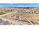 An aerial view shows the neighborhood with a playground and park-like setting at 1521 Avondale Dr, Westfield, IN 46074