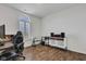Office space featuring a sound system, window, and desk at 1521 Avondale Dr, Westfield, IN 46074