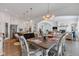 A bright dining area open to kitchen and living area at 1521 Avondale Dr, Westfield, IN 46074