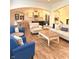 Bright living room showcasing a view into the kitchen and dining area at 1521 Avondale Dr, Westfield, IN 46074
