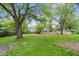Huge backyard that is mostly fenced with nice trees at 1641 Whistler Terrace, Indianapolis, IN 46229