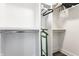 Bright closet space featuring ample storage with shelves and clothing rods for organization at 1955 Alvord St, Indianapolis, IN 46202