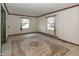 A bedroom with a large rug and natural light at 3548 W 500 North Rd, McCordsville, IN 46055