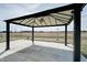 Stylish pergola with ample space for outdoor entertaining, overlooking the open backyard space at 3581 Free Spirit Ct, Westfield, IN 46074