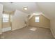 Upstairs bonus room with neutral carpet, two dormer windows, and finished attic space at 3792 Waterfront Way, Plainfield, IN 46168