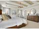 Comfortable main bedroom featuring large windows, neutral decor, modern lighting, and an en suite bath at 4052 Saddle Club S Pkwy, Bargersville, IN 46106