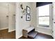 Welcoming mudroom with dog bed and storage at 4052 Saddle Club S Pkwy, Bargersville, IN 46106