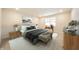 Cozy bedroom featuring stylish furnishings, neutral tones, and natural light at 4720 W Tradwell Dr, New Palestine, IN 46163