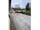 Wide shot of deck and yard; good sunlight at 839 S Paddock Rd, Greenwood, IN 46143