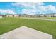 Expansive backyard with a pond view, perfect for outdoor activities and relaxation at 10628 Mangrove Dr, Indianapolis, IN 46239