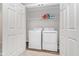 Laundry room featuring a modern washer and dryer at 10628 Mangrove Dr, Indianapolis, IN 46239