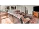 Comfortable living room featuring hardwood floors and stylish furniture at 10792 Harbor Bay Dr, Fishers, IN 46040