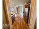 Bright kitchen with granite countertops, stainless steel appliances, and hardwood floors throughout at 110 E Washington St # 802, Indianapolis, IN 46204