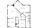 Layout featuring the primary bedroom, Gathering room, secondary bedrooms, bathrooms, and walk-in closets at 12416 Teacup Way, Indianapolis, IN 46235