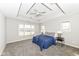 Spacious bedroom featuring a ceiling fan and three windows for ample natural light at 13082 Overview Dr # 5A, Fishers, IN 46037