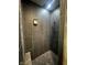 Sleek, tiled shower with modern fixtures and a convenient built-in bench at 1740 Golden Field Dr, Greenwood, IN 46143