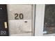 Shows the exterior of a home and features the house number (20) on the exterior at 18 N Sherman Dr, Indianapolis, IN 46201