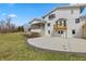 Beautiful backyard featuring a concrete patio and a screened-in porch at 19041 Karyn Ln, Westfield, IN 46062