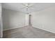 Empty bedroom featuring a ceiling fan and carpet flooring at 19041 Karyn Ln, Westfield, IN 46062