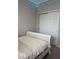 Bedroom featuring a bed, and a sliding door closet at 2536 Lanai Ln, Greenwood, IN 46143