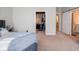Bedroom featuring access to a walk-in closet and bathroom, providing convenience and functionality at 3252 Jasper Ln, Brownsburg, IN 46112