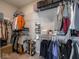 Well-organized closet featuring ample shelving and hanging space for clothes and accessories at 3252 Jasper Ln, Brownsburg, IN 46112