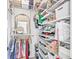 Well-organized closet with shelving, hanging space, and various storage solutions for optimal use at 3342 Challenger Dr, Plainfield, IN 46168
