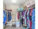 Well-organized walk-in closet with ample shelving and storage space at 5806 Belvista Dr, Plainfield, IN 46168