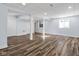 Spacious finished basement featuring recessed lighting and ample closet space at 7845 W Hillside Dr, Columbus, IN 47201