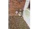 Exterior shot of a gas meter and piping against a brick wall at 805 Stewart Rd, Anderson, IN 46012
