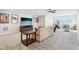 Finished basement with a lounge area, TV, exercise equipment, and lots of light at 887 Tuxedo Dr, Westfield, IN 46074