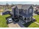 Spacious two-story home featuring a covered front porch and private driveway at 97 N Maple St, Pittsboro, IN 46167