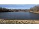 Beautiful lake view surrounded by trees at 155 Boring Pl, Martinsville, IN 46151