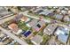 An aerial view of a quiet neighborhood featuring well-maintained homes with a vibrant, welcoming atmosphere at 1715 E Kelly St, Indianapolis, IN 46203