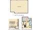 Floorplan featuring a 3 car garage, gourmet kitchen and luxurious shower options at 20147 Chad Hittle Blvd, Westfield, IN 46074