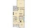 First floor plan featuring a study, open great room, gourmet kitchen, and a three-car garage at 20147 Chad Hittle Blvd, Westfield, IN 46074